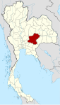 Thailand Nakhon Ratchasima locator map